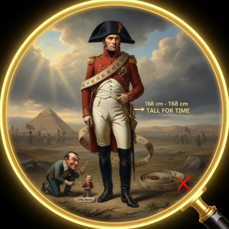 ¿Cuánto medía Napoleón? El error de las pulgadas francesas.